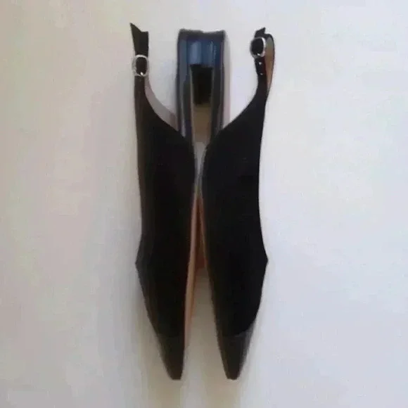 NATURALIZER 27 Edit 7-7.5 & 7.5-8 'Makenna' Sling Back Pointed Toe D'Orsay Flats - Picture 12 of 15